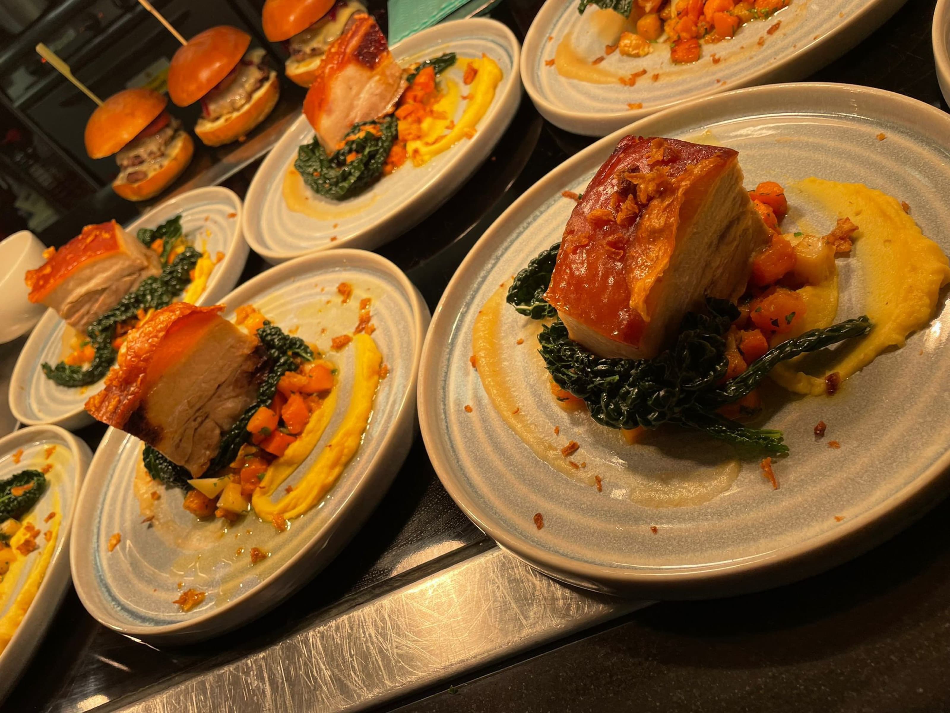 The Pass — pork belly · lined