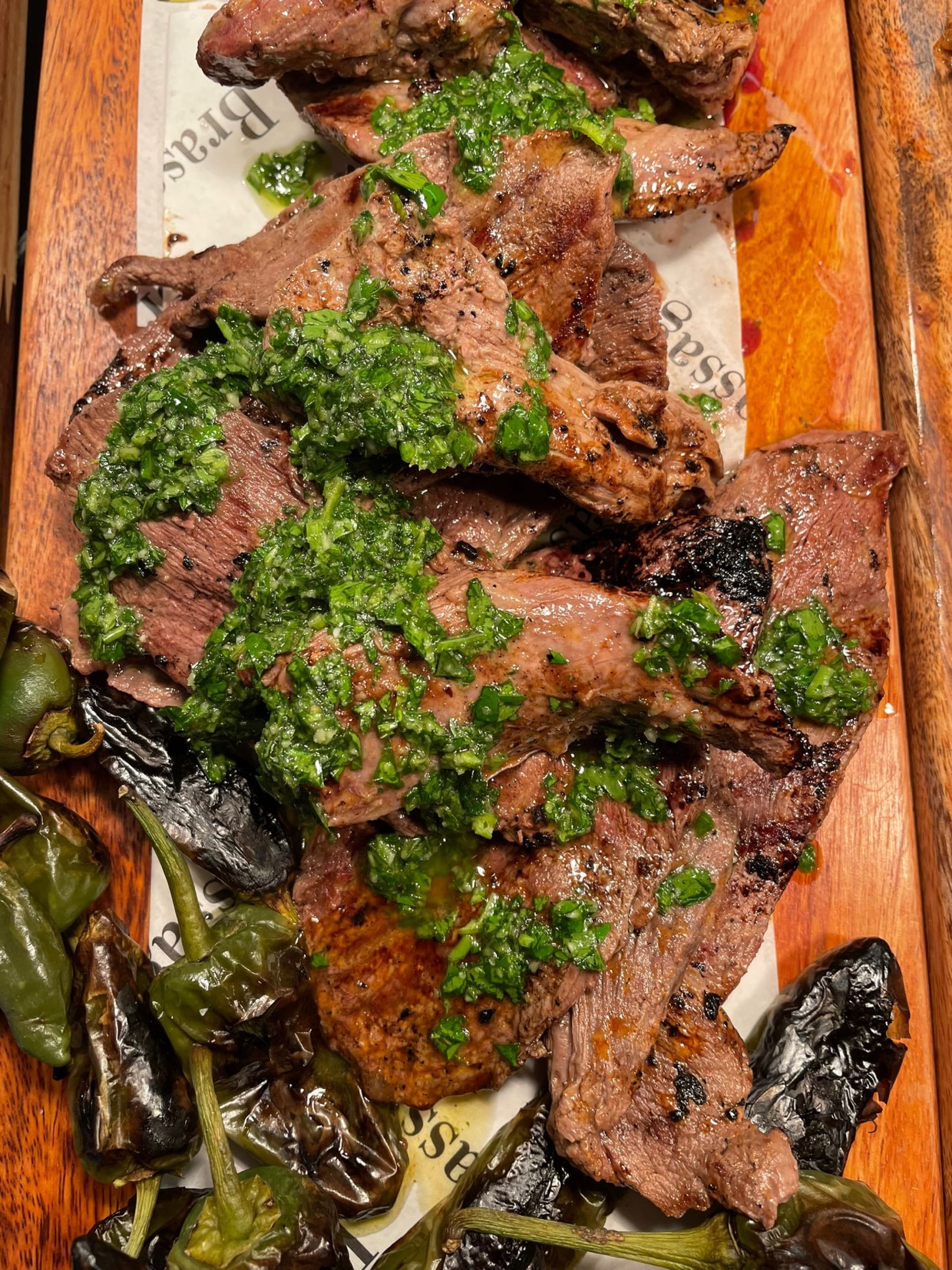 Chimichurri — charred · green
