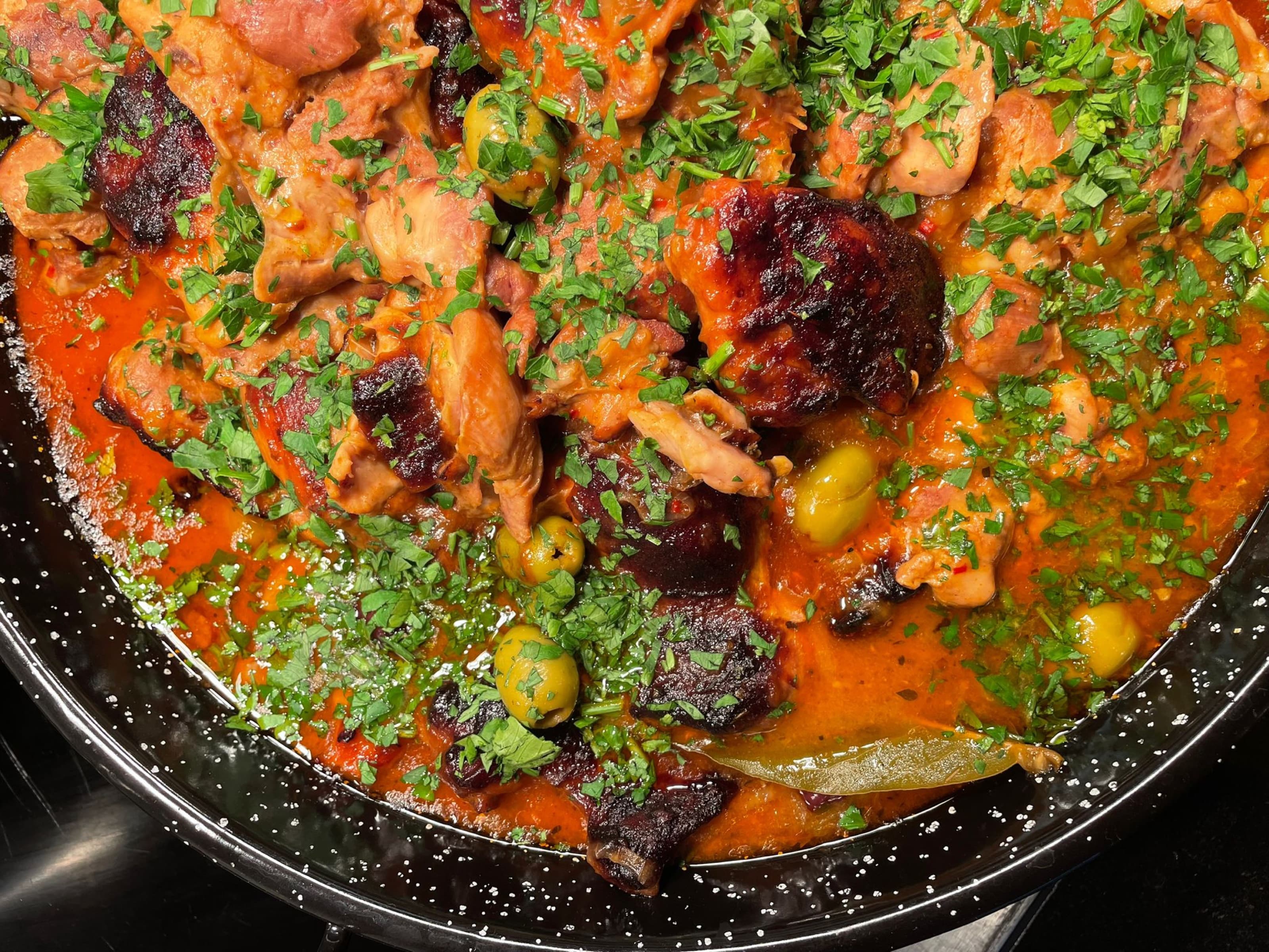 The Pan — chicken · saffron