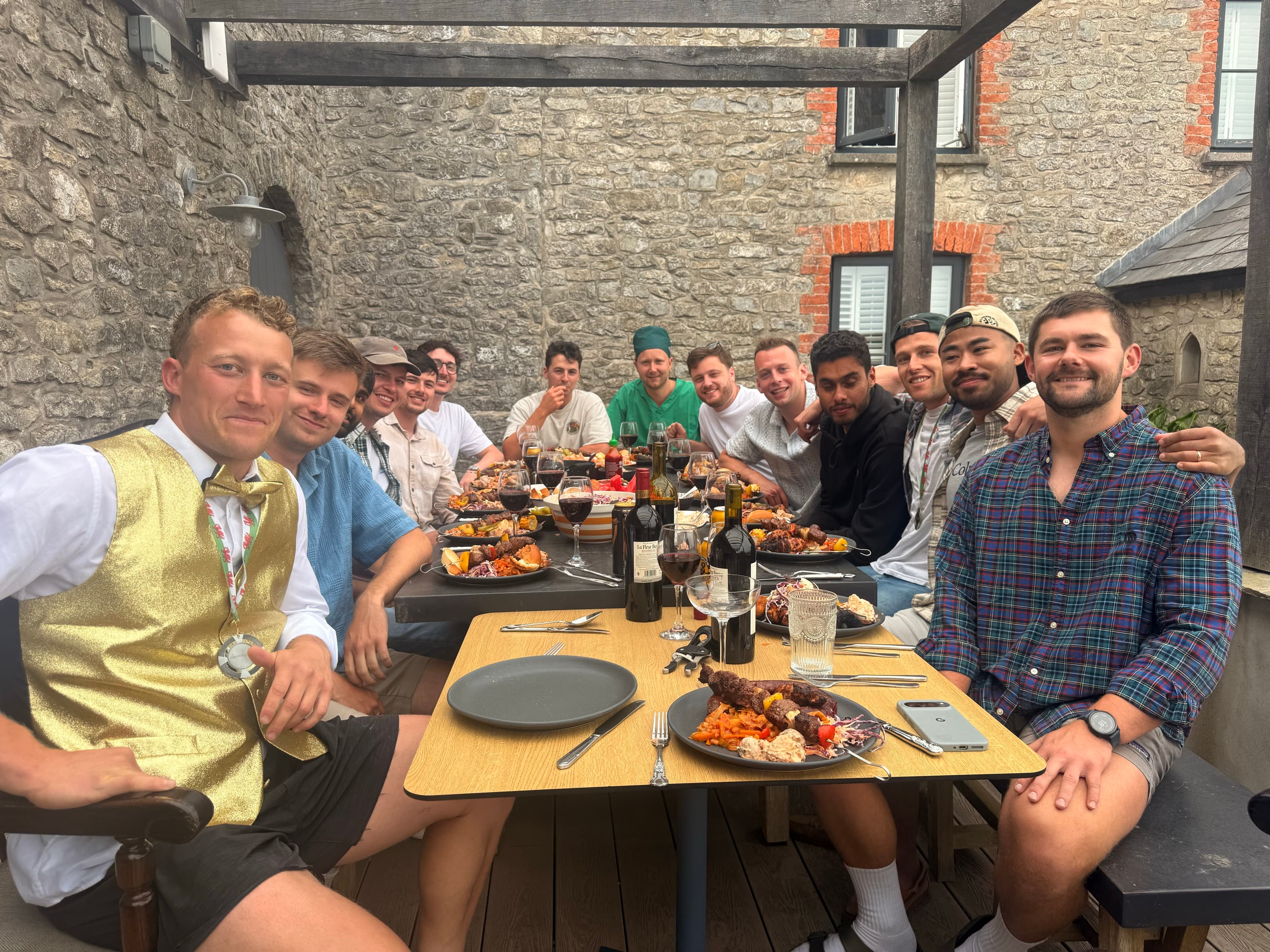 The Long Table — courtyard · company