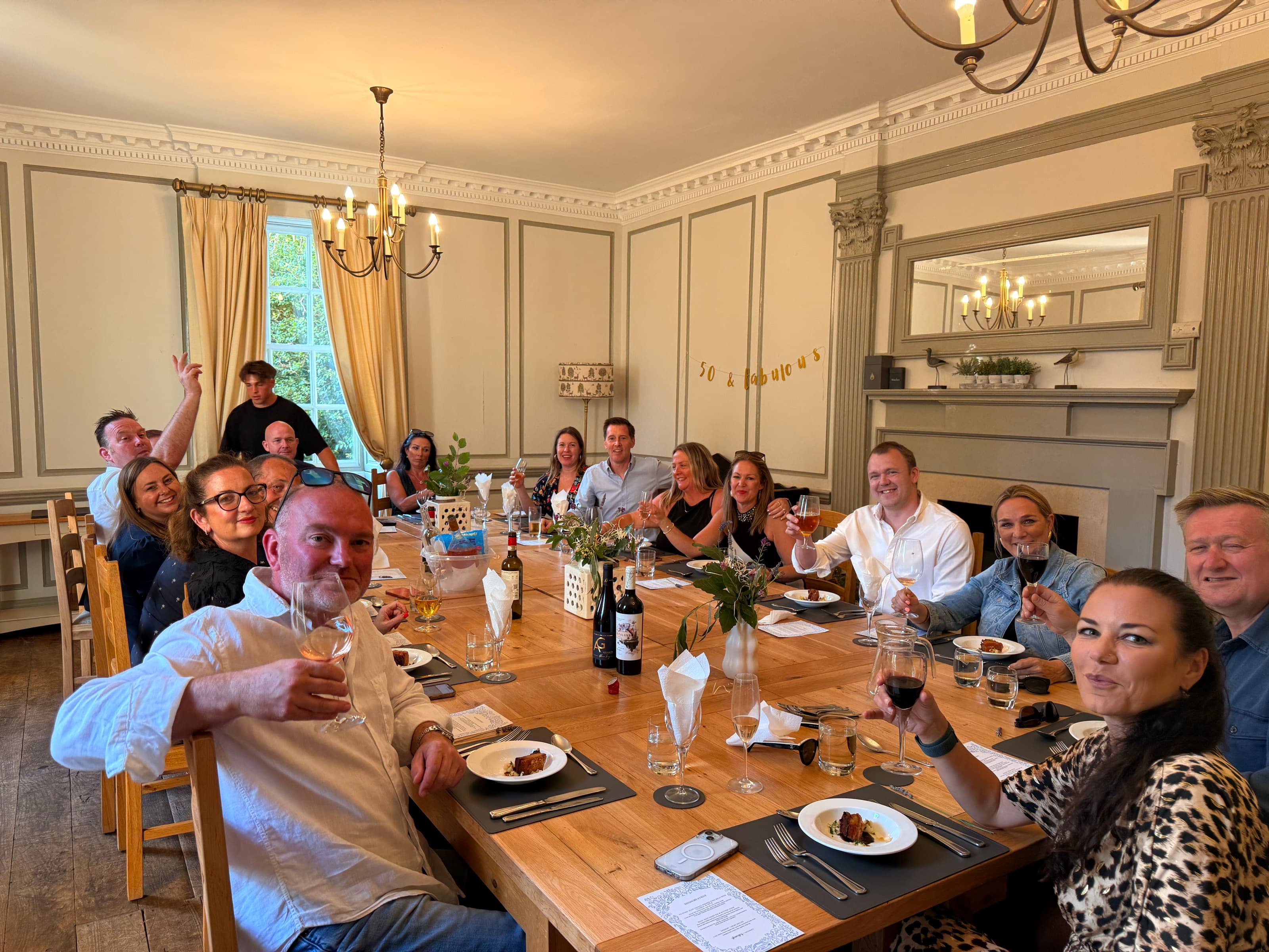 The Toast — dining room · laughter