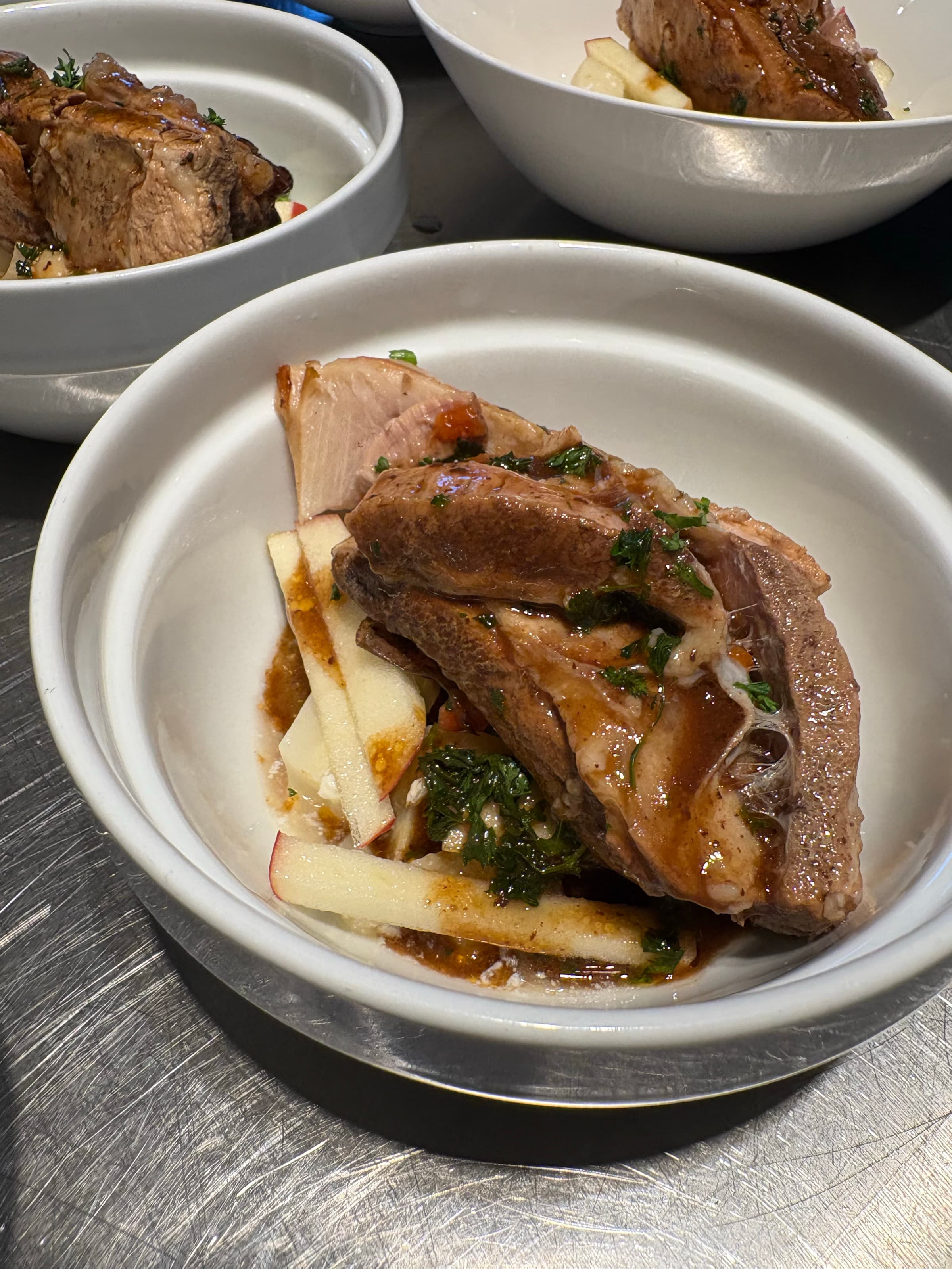 Pork, Parsnip — salsa verde