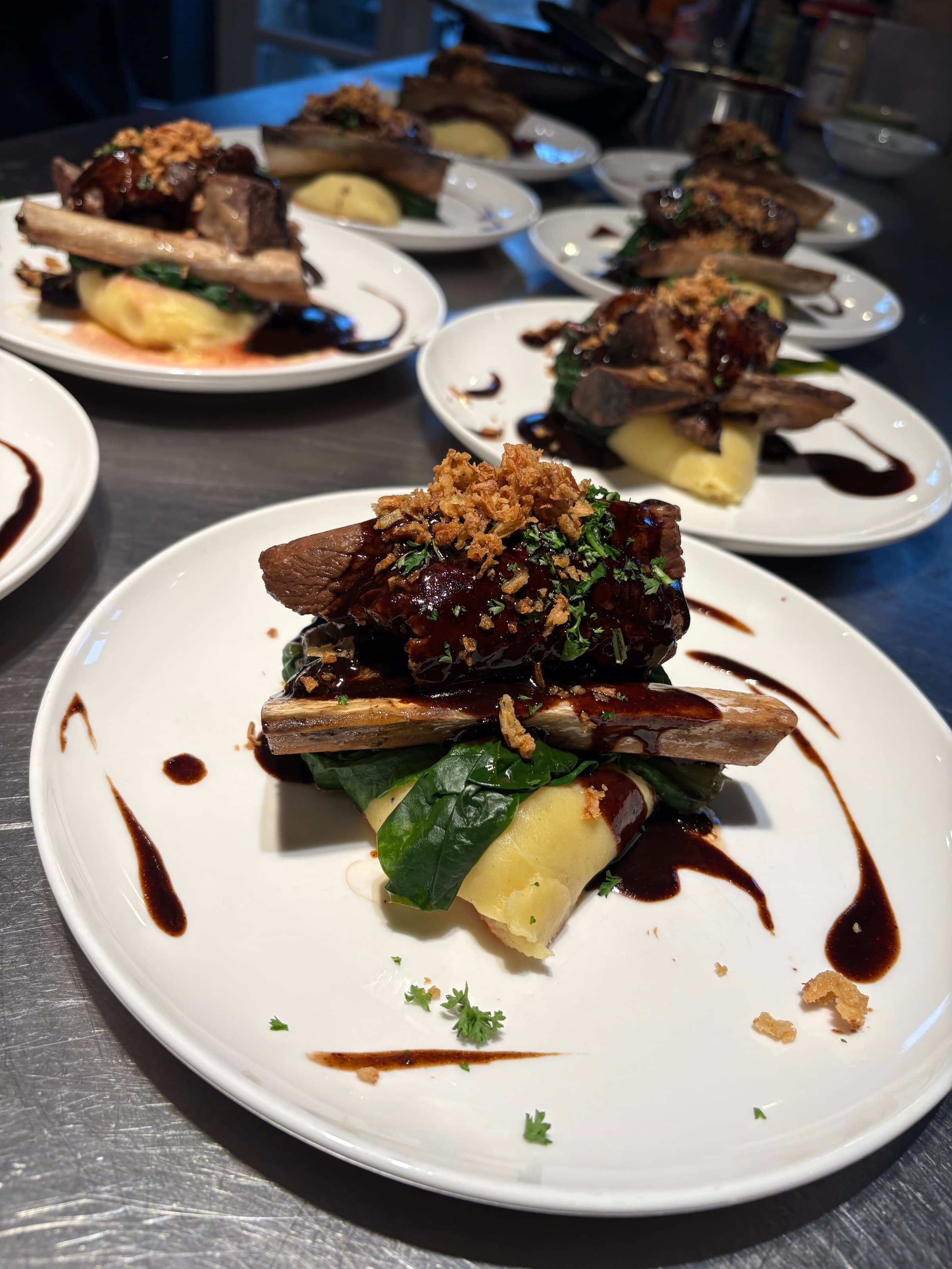 Beef Cheek — glazed · service