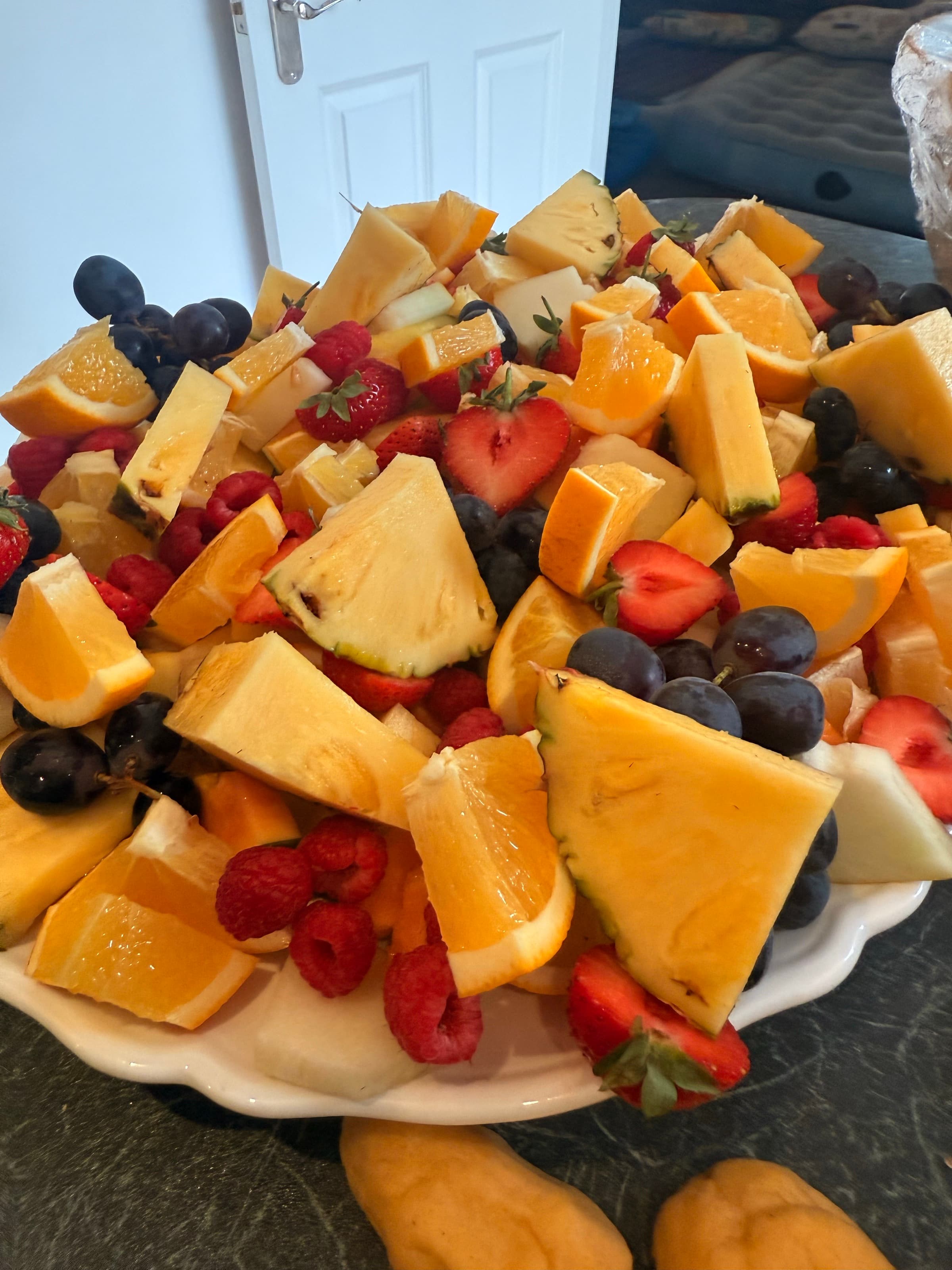Fruit, Cut — pineapple · berries