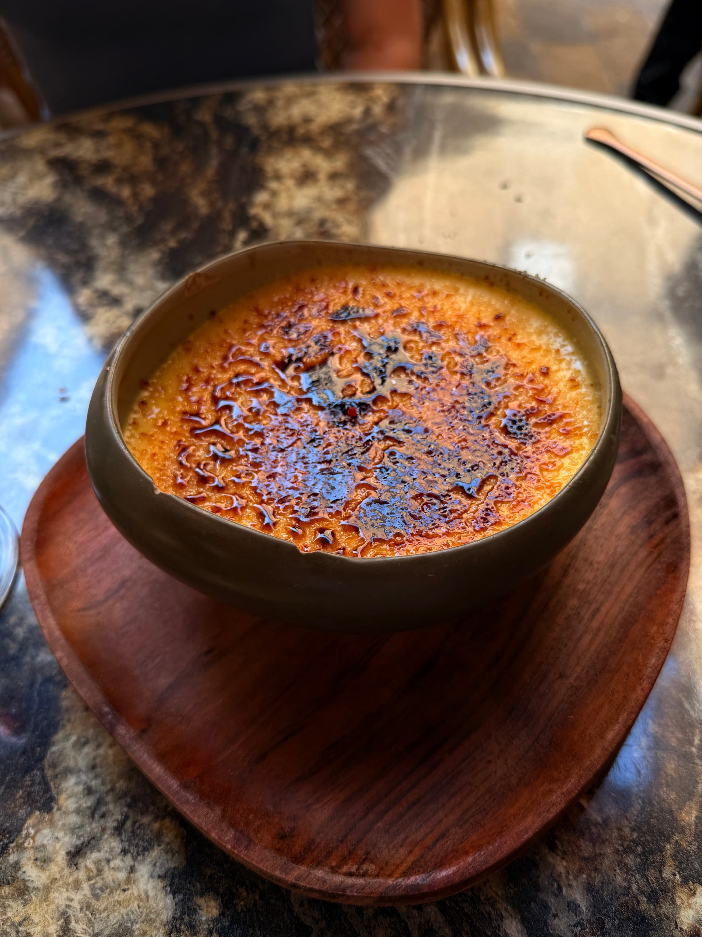 Brulee, Burnt — stoneware · walnut
