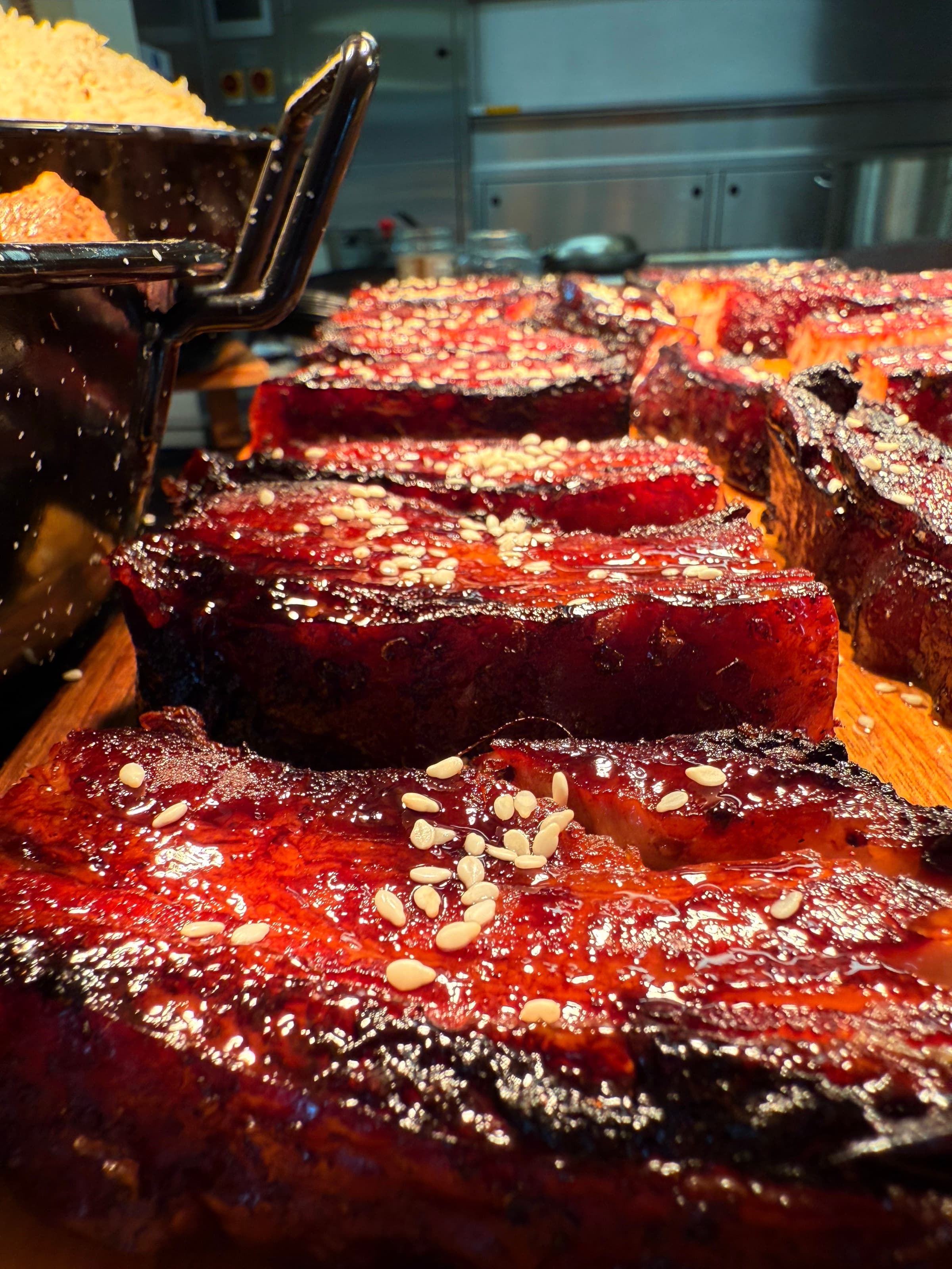 Ribs, Glazed — sticky · charred