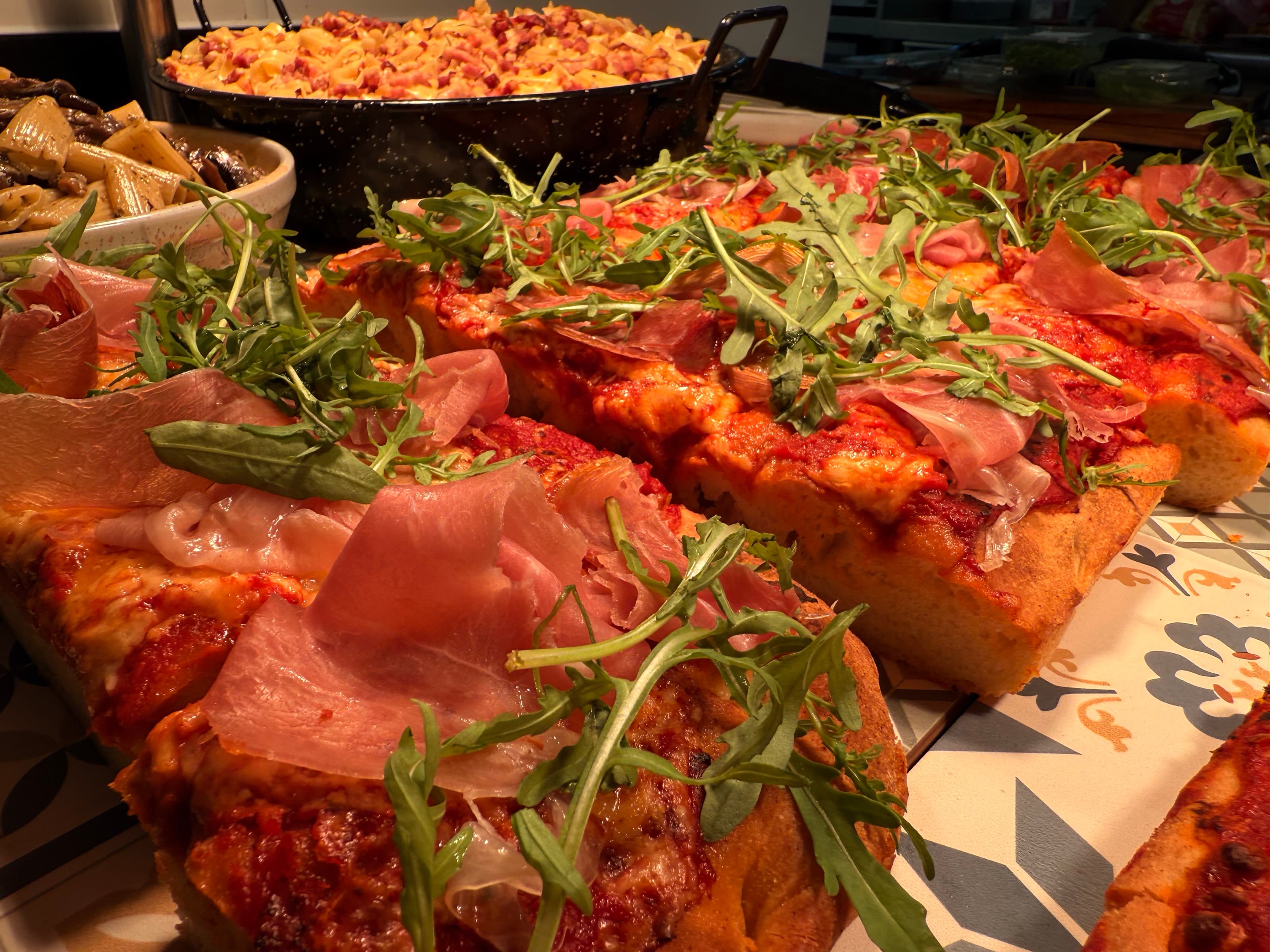 The Boards, Laid — prosciutto · crust