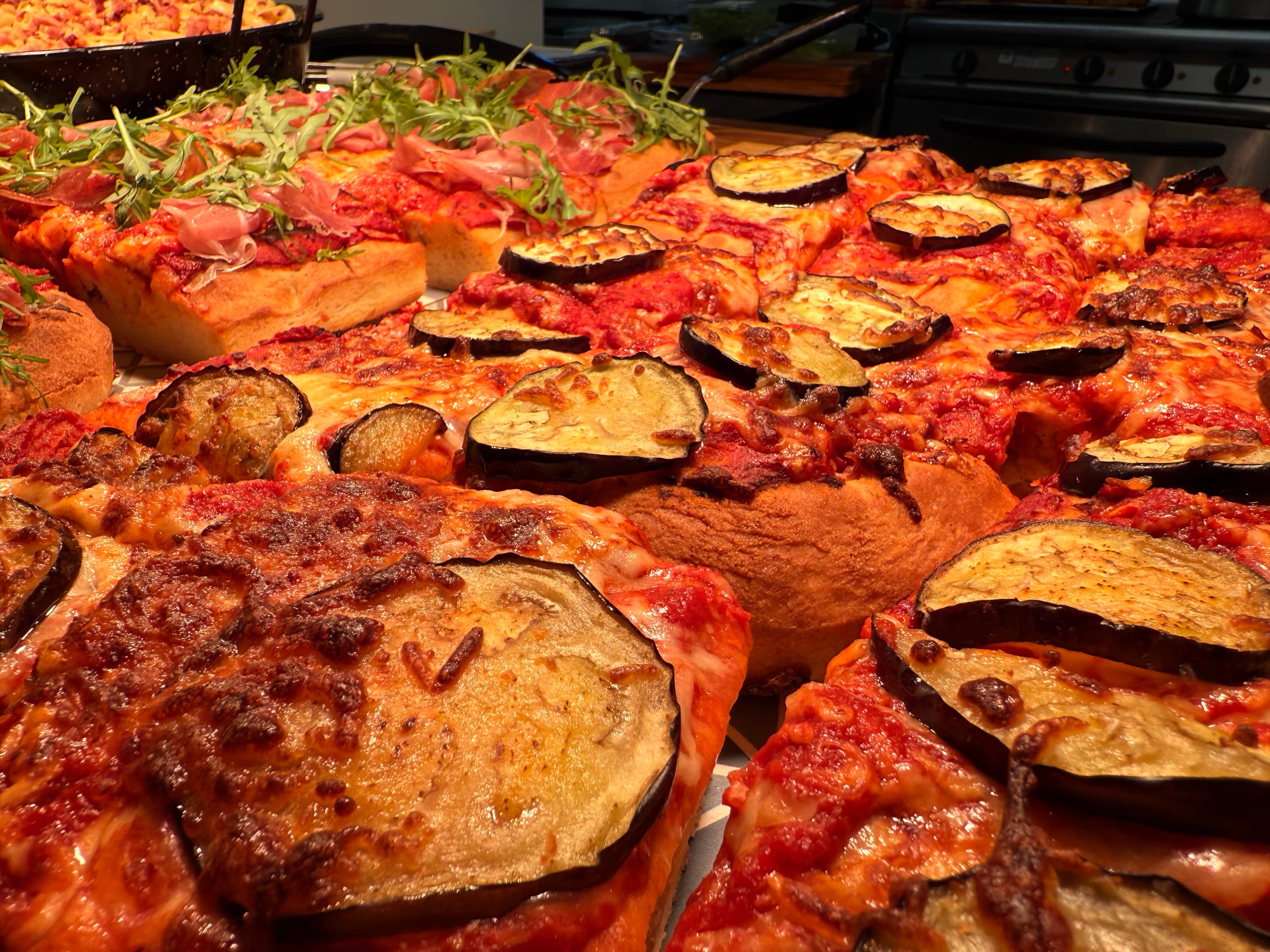 Aubergine, Baked — tomato · olive oil